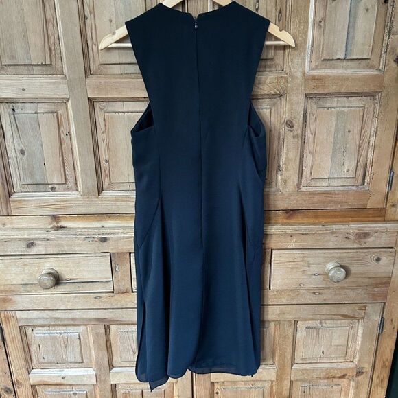 Vintage Sully Bonnelly 6 Black Dress Sleeveless Cutout Chest Cocktail LBD Y2K‎ - Picture 8 of 12